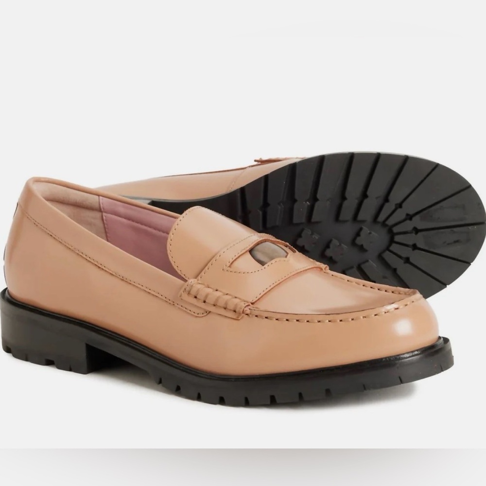 NWT🌺Free People•Camel Liv Penny Loafers